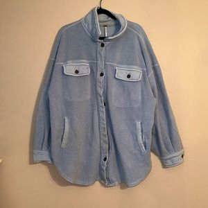 Free People Ruby Jacket- Light Blue